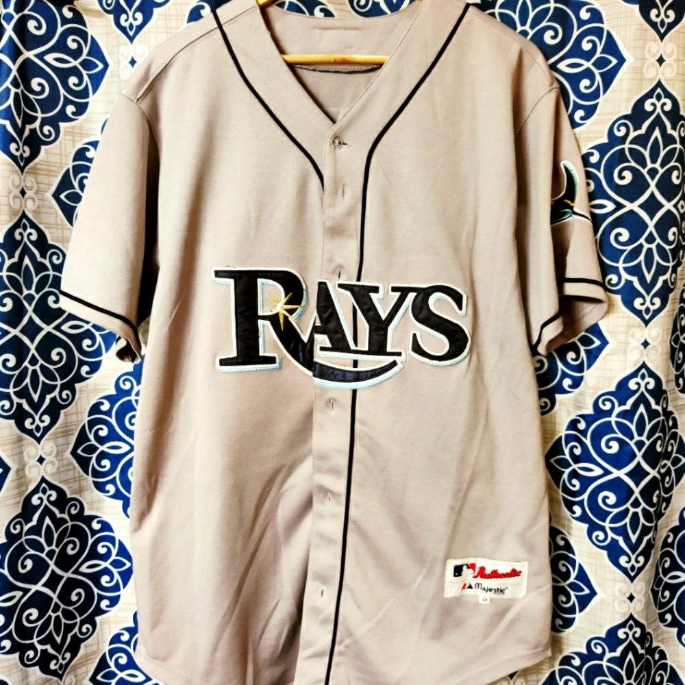 MLB Men's Tampa Bay Rays jersey 18 Zobrist